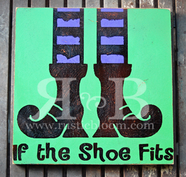 Textured Plaque - If the Shoe Fits